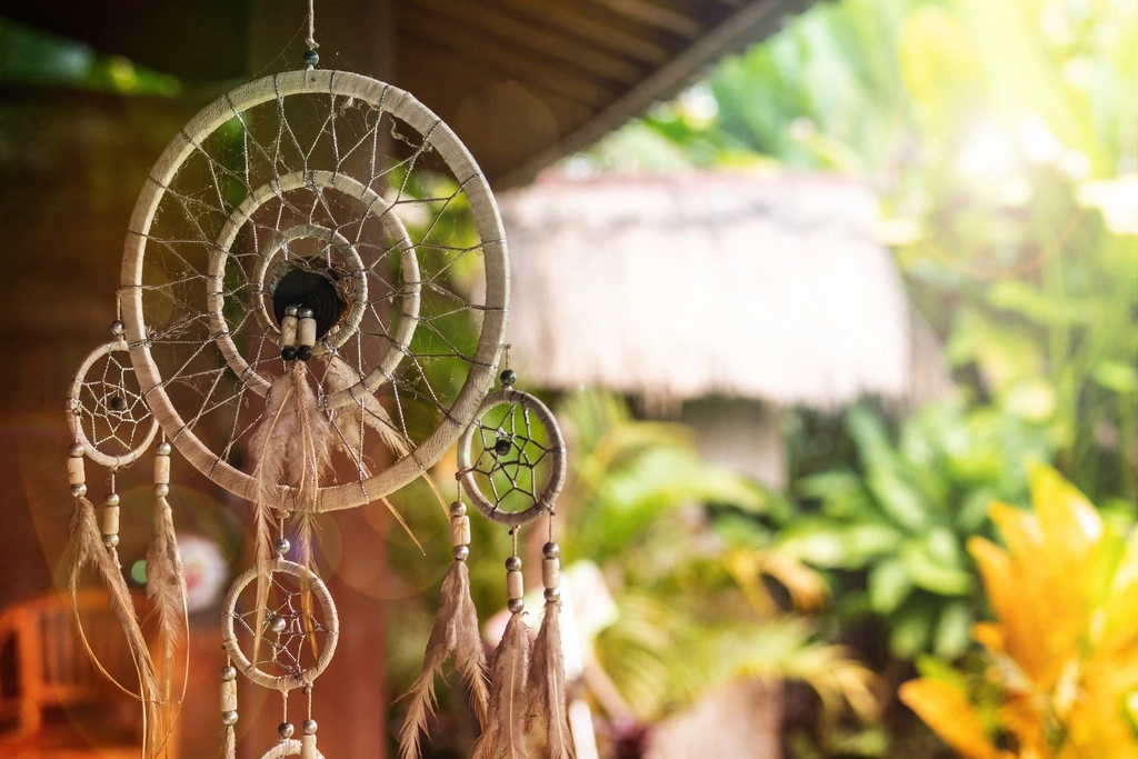 Dream catcher magical balinese garden