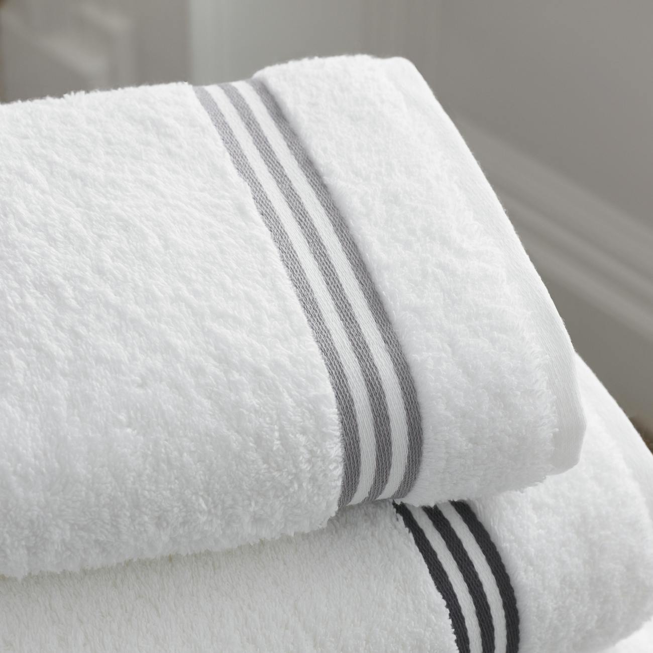 white towel