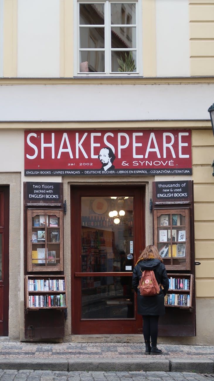 facade of bookstore