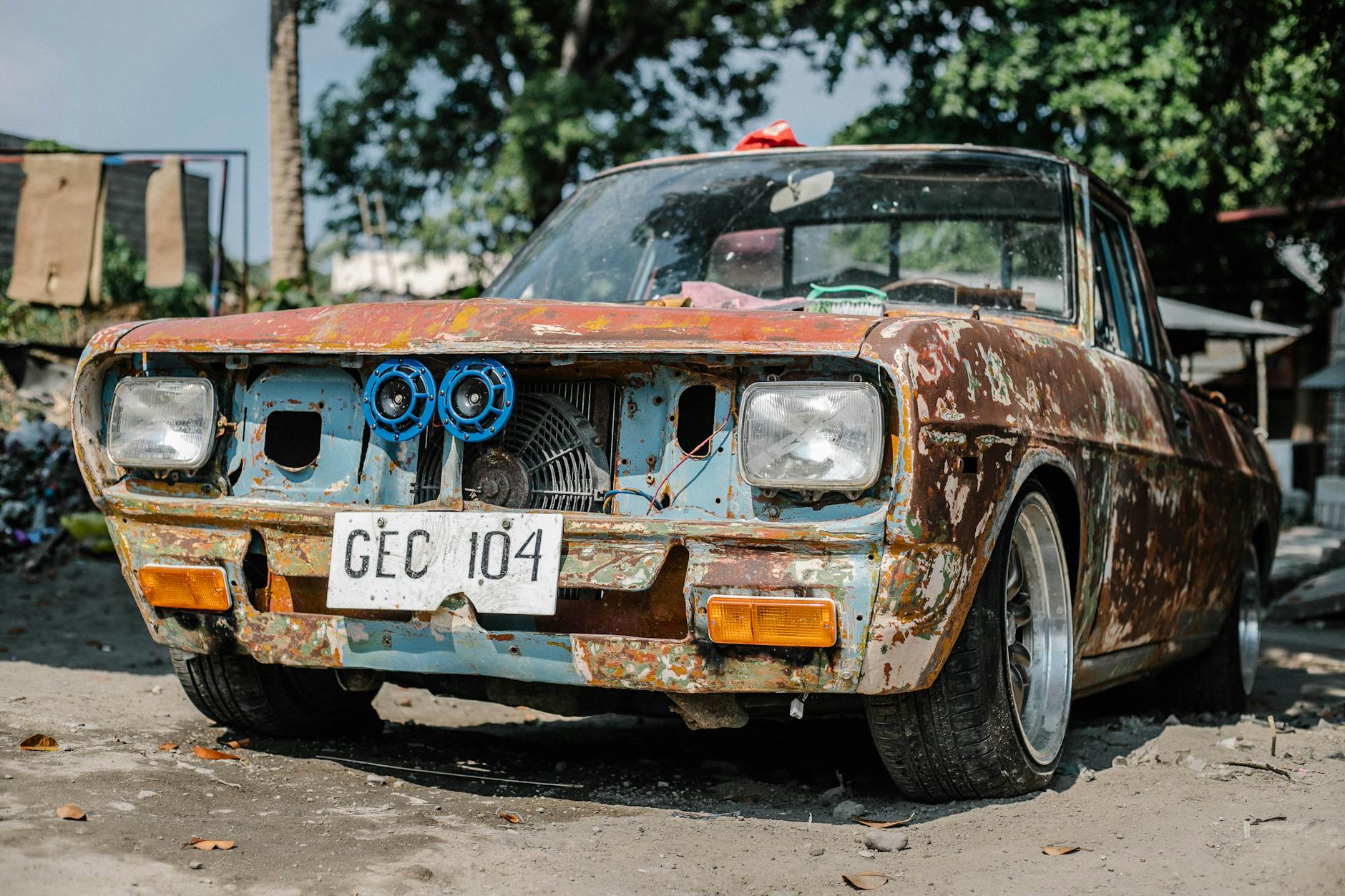 classic red vehicle