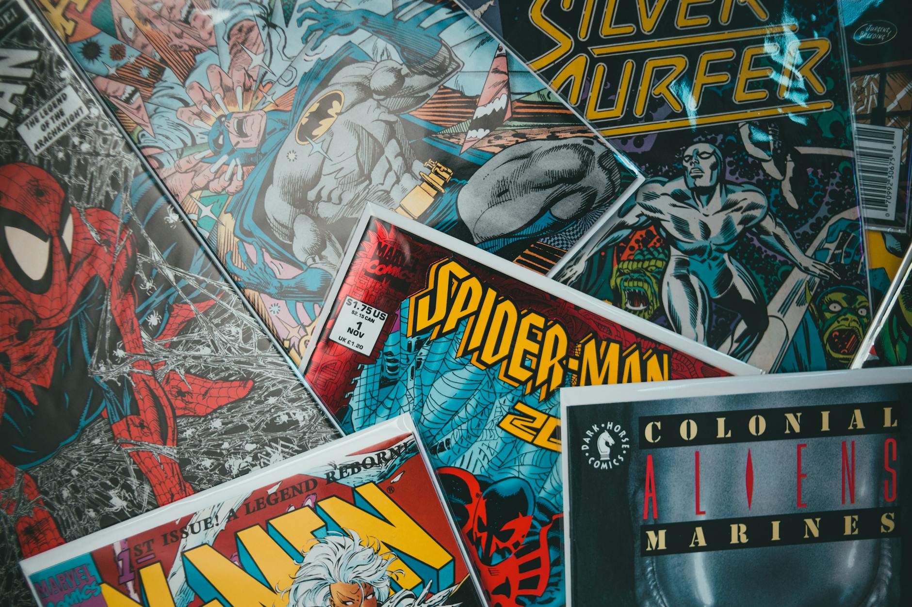 collection of various magazines with comics