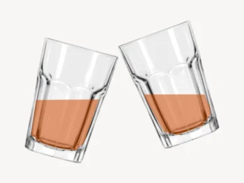 Whiskey glasses clipart, alcoholic drink